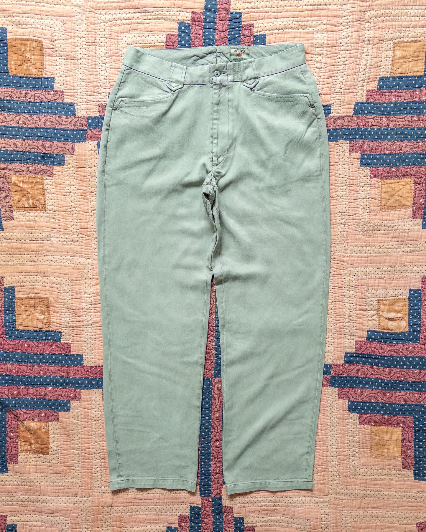 Tencel Gabardine Western Pant - Sage