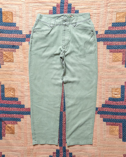 Tencel Gabardine Western Pant - Sage