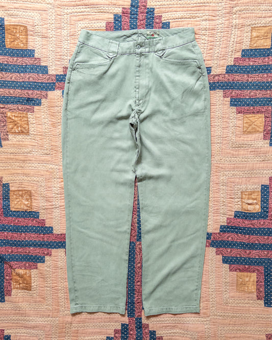 Tencel Gabardine Western Pant - Sage