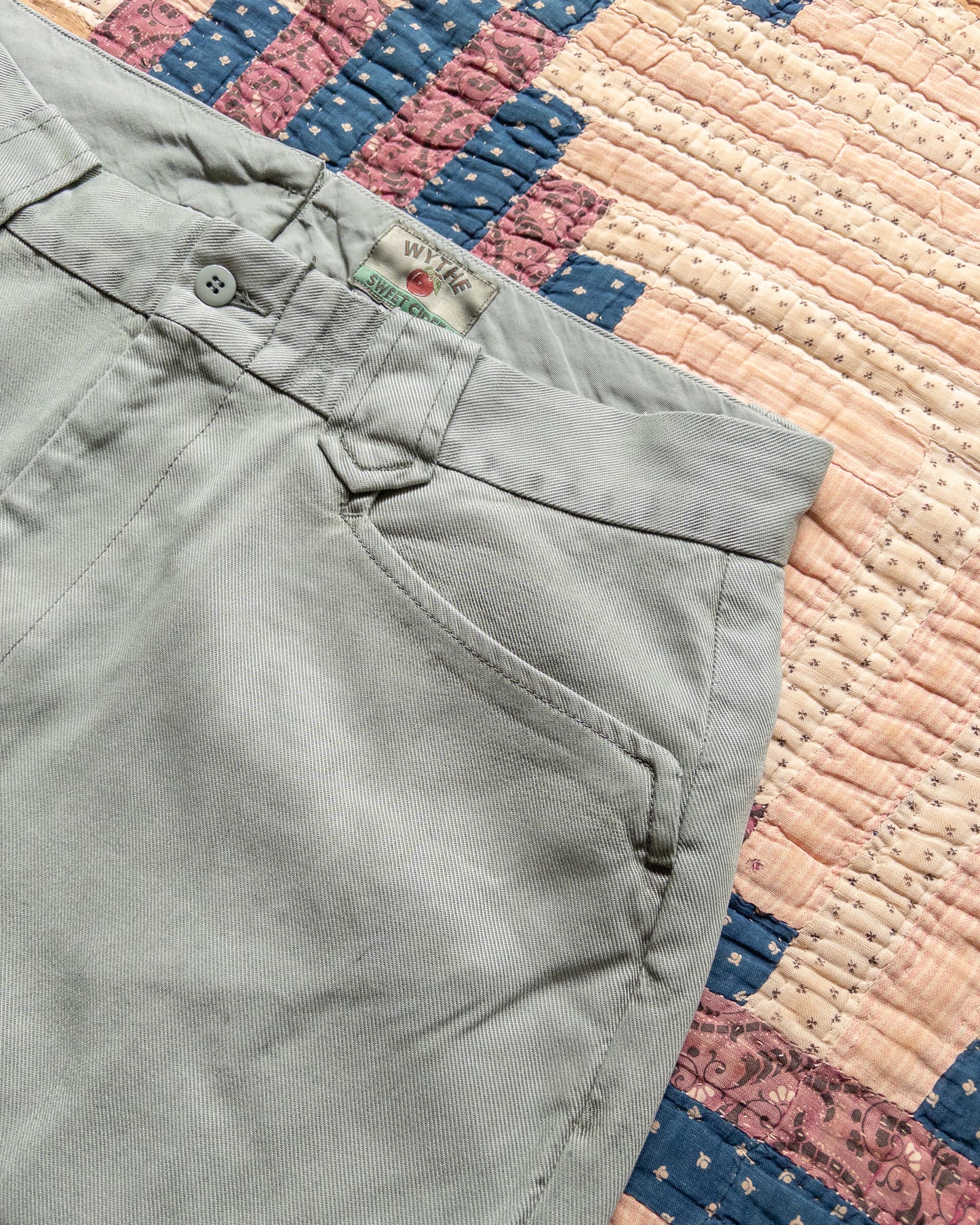 Tencel Gabardine Western Pant - Sage