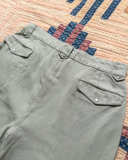 Tencel Gabardine Western Pant - Sage