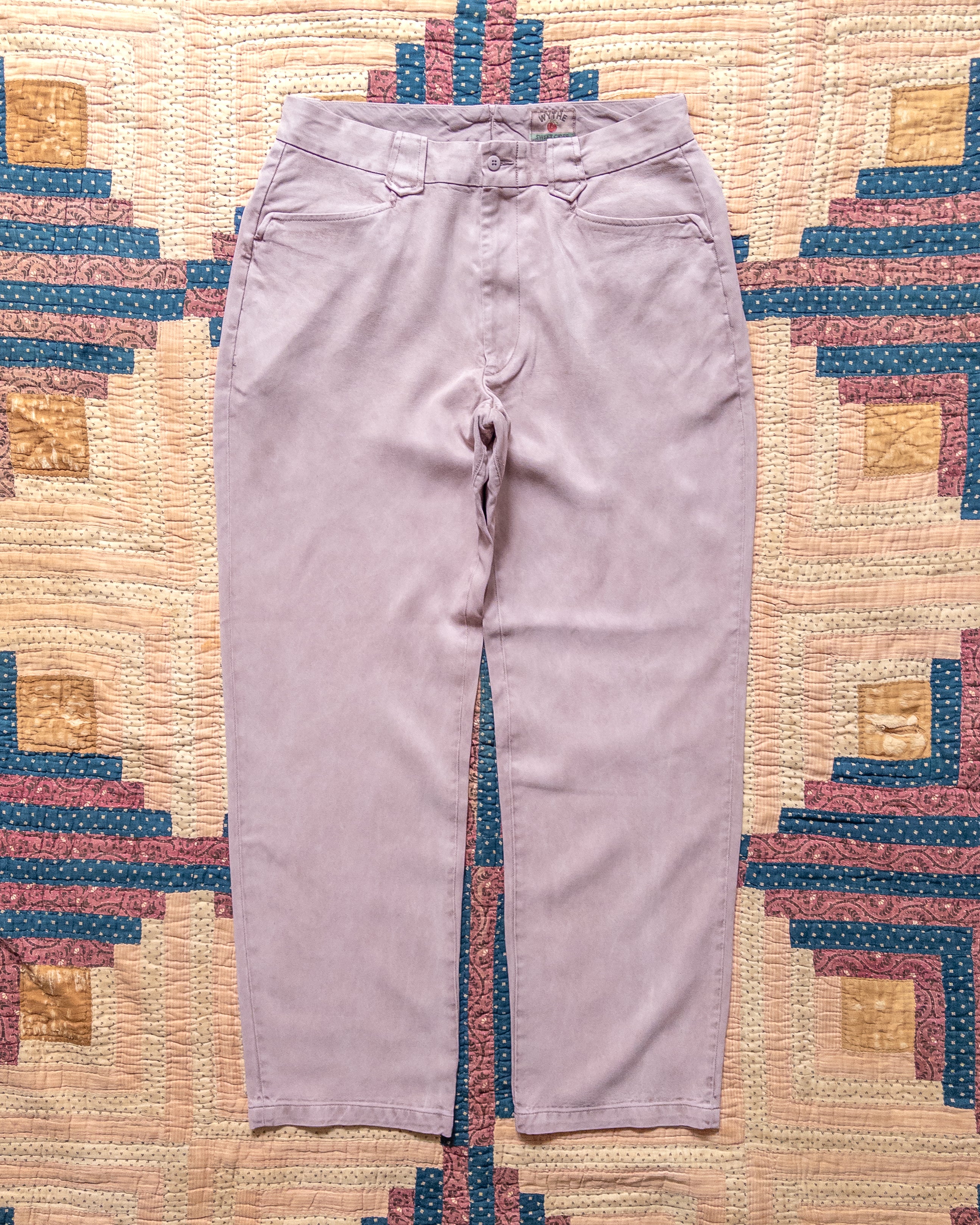 Tencel Gabardine Western Pant - Mauve – Wythe