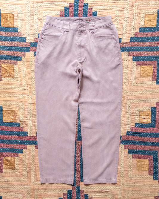 Tencel Gabardine Western Pant - Mauve