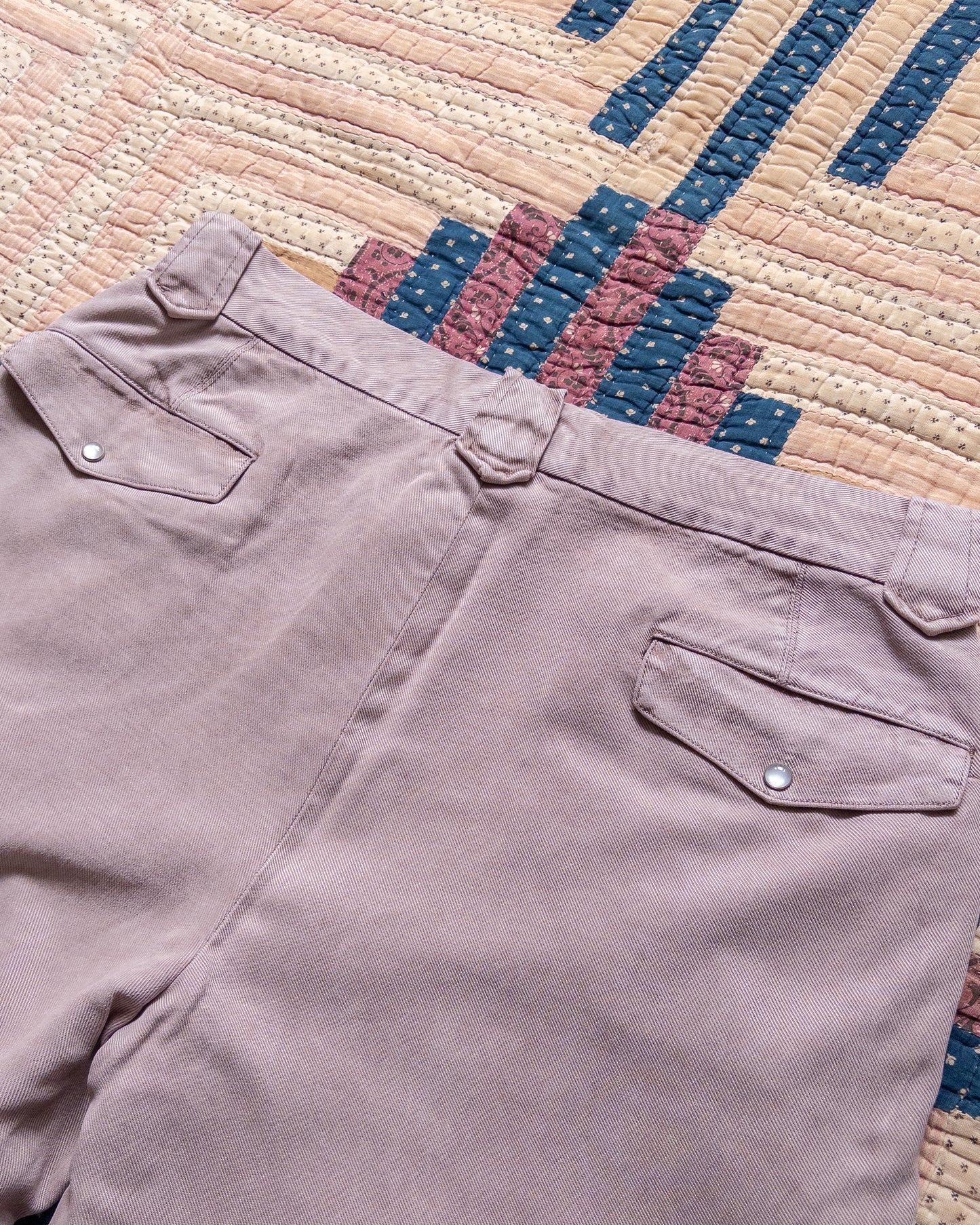 Tencel Gabardine Western Pant - Mauve