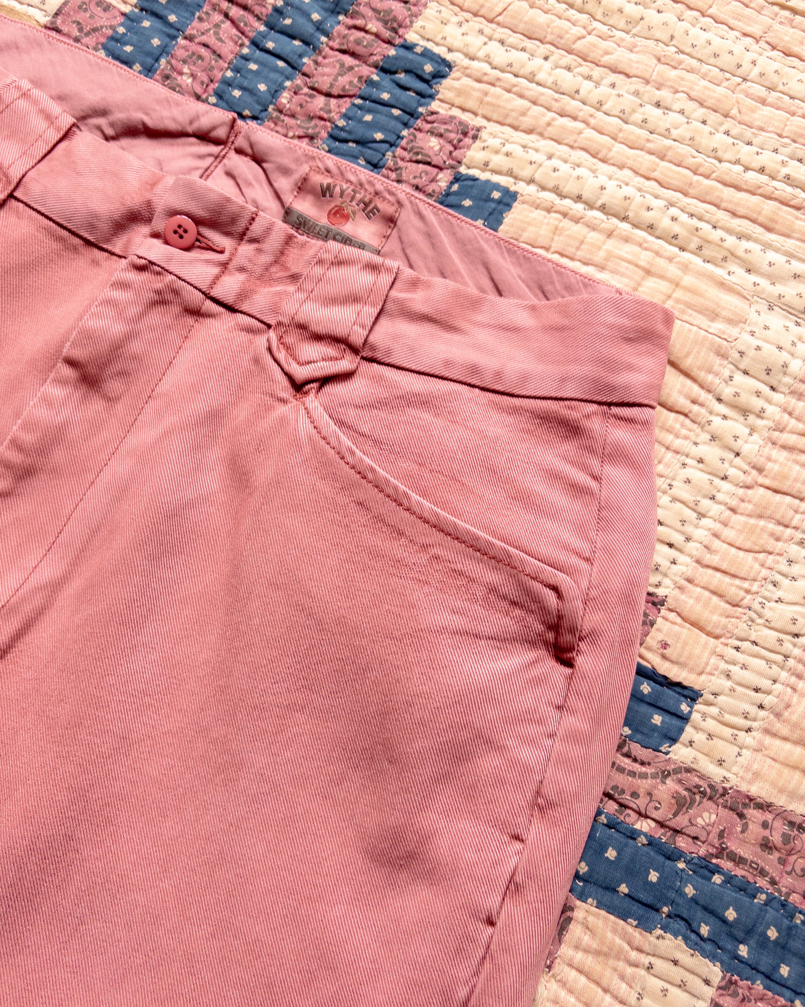Tencel Gabardine Western Pant - Poppy Red