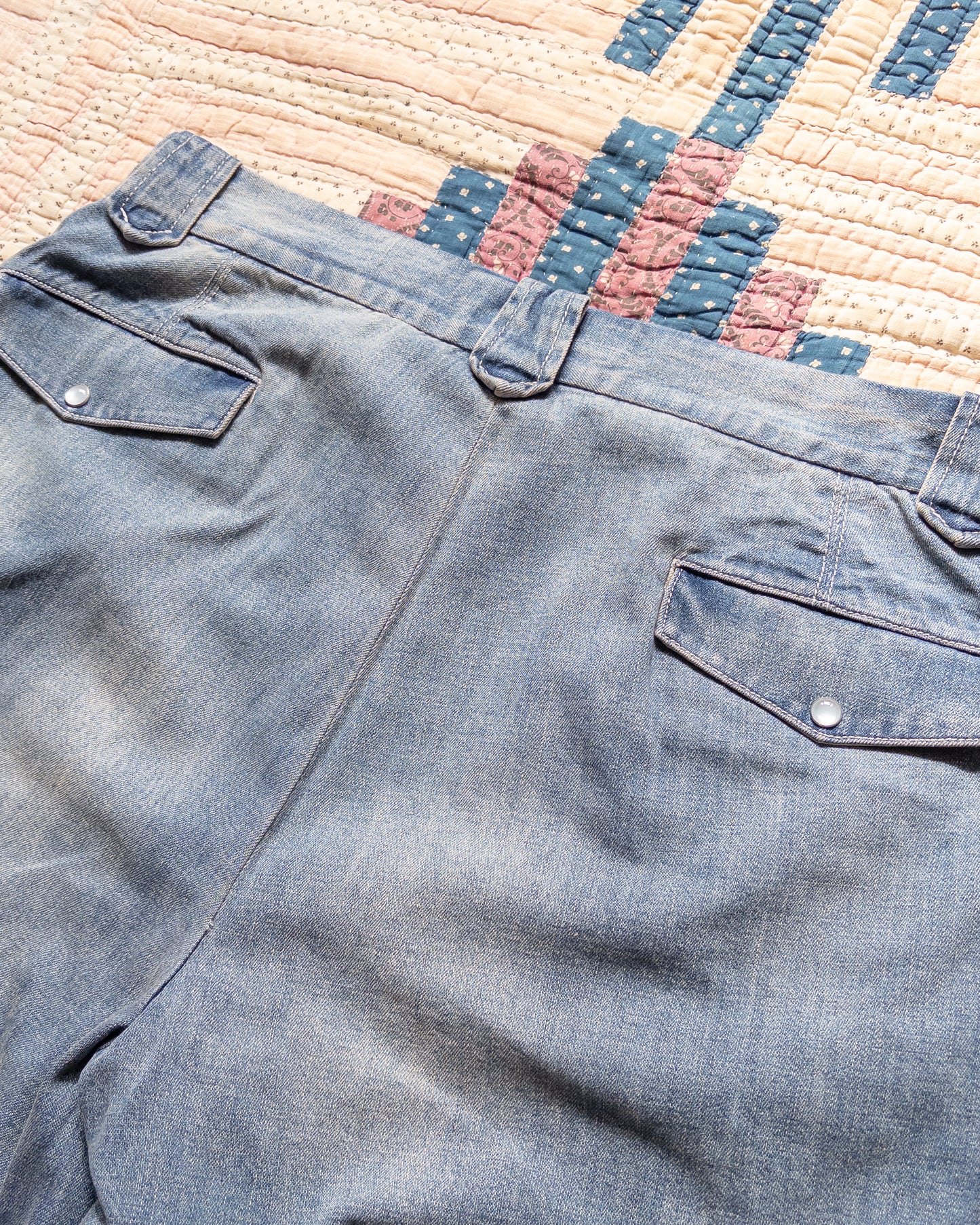 Denim Western Pant - Washed Indigo