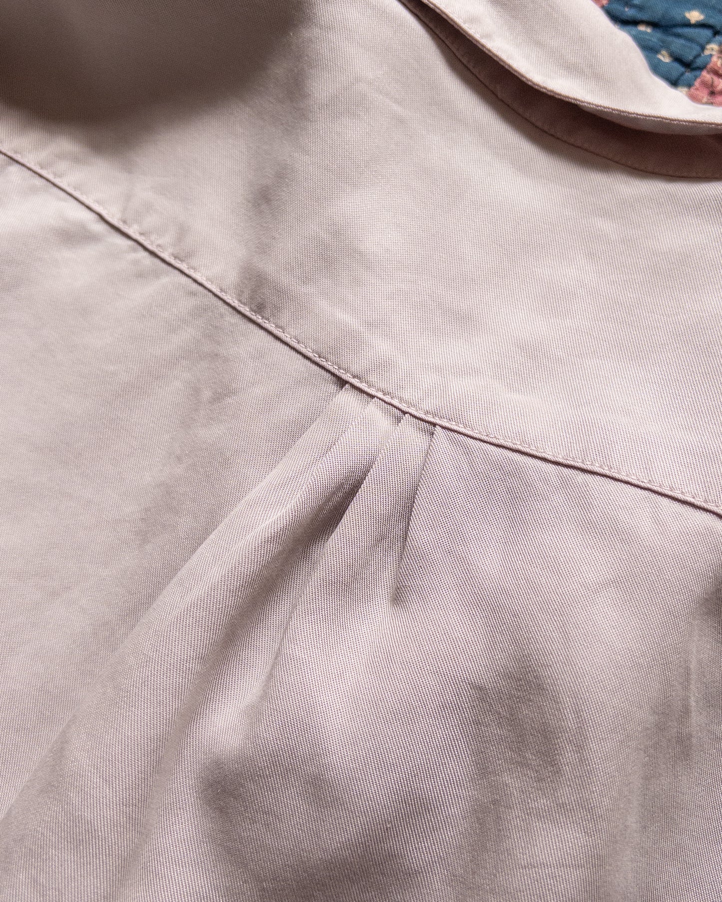 Tencel Gabardine Pearlsnap Shirt - Mauve