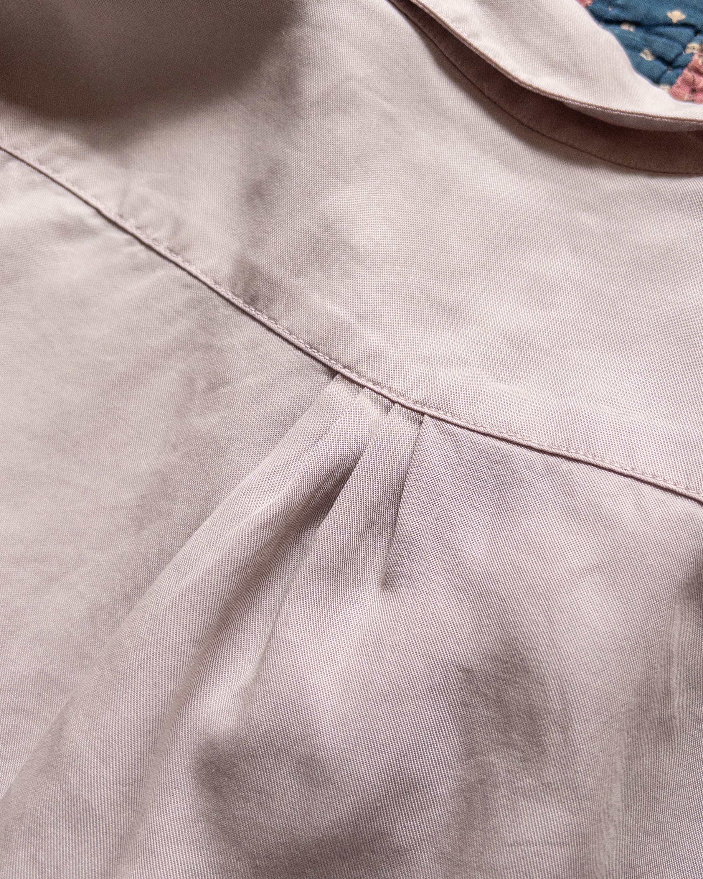 Tencel Gabardine Pearlsnap Shirt - Mauve