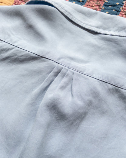 Tencel Gabardine Patio Shirt - Faded Bench Blue