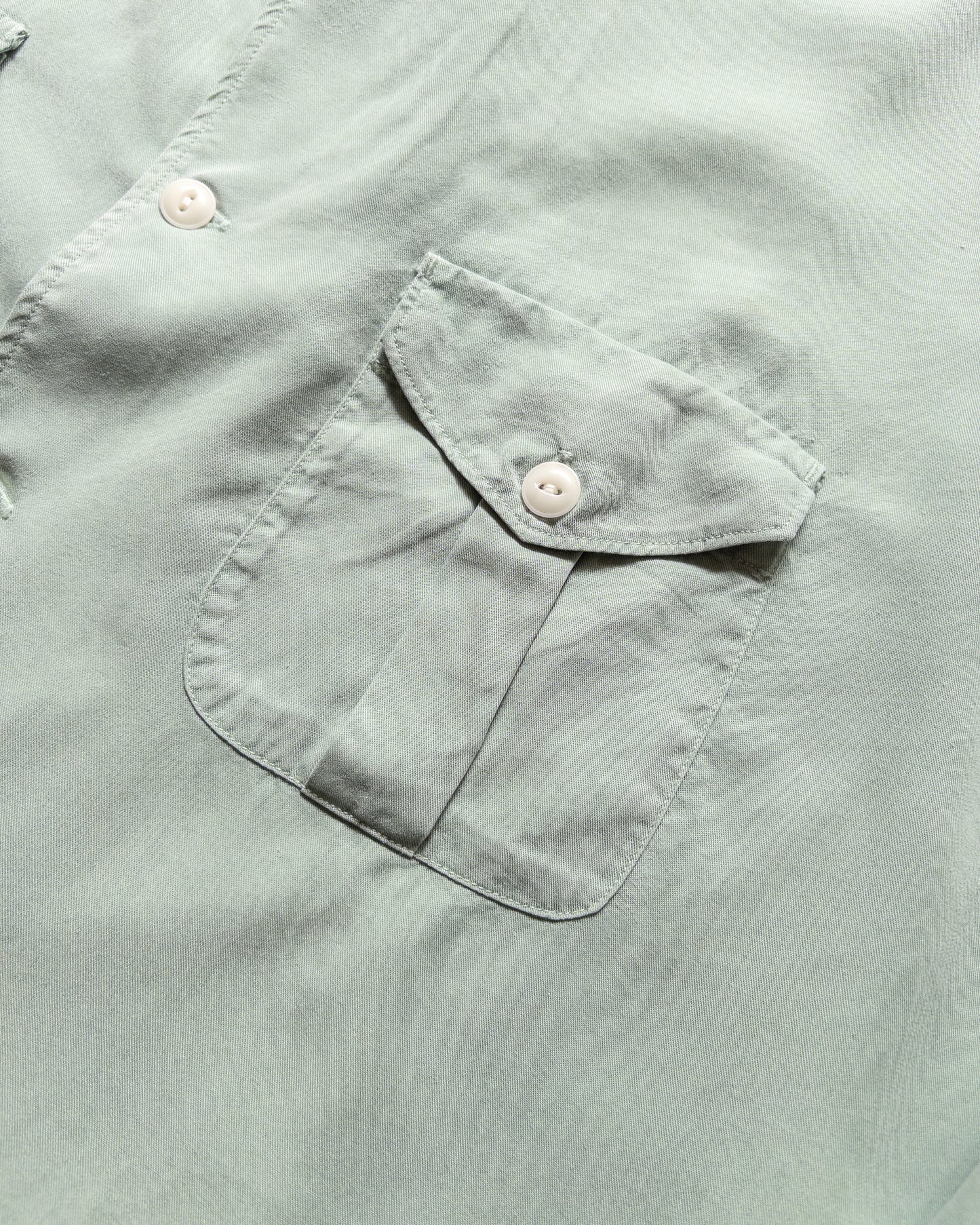 Tencel Gabardine Patio Shirt - Sage