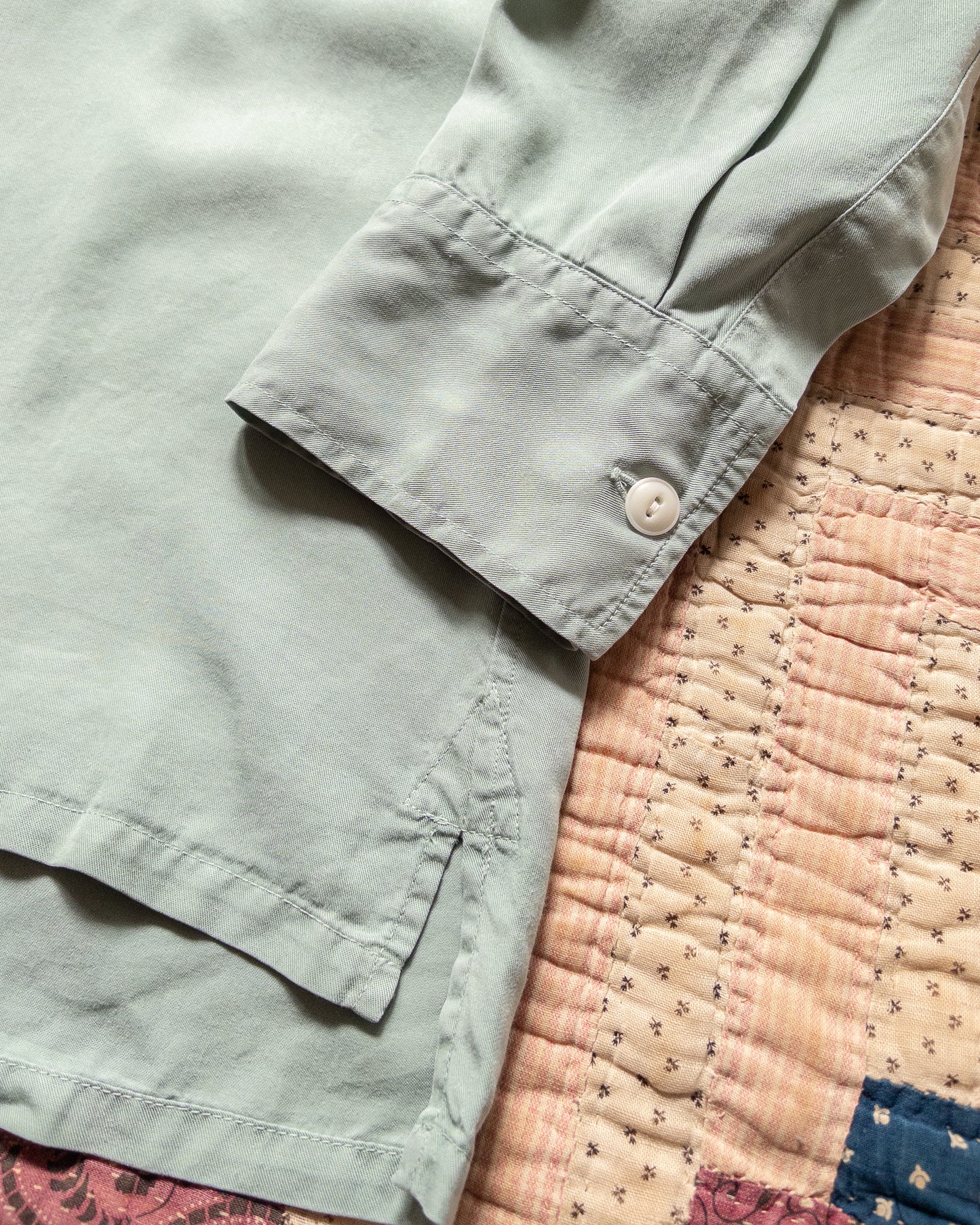 Tencel Gabardine Patio Shirt - Sage