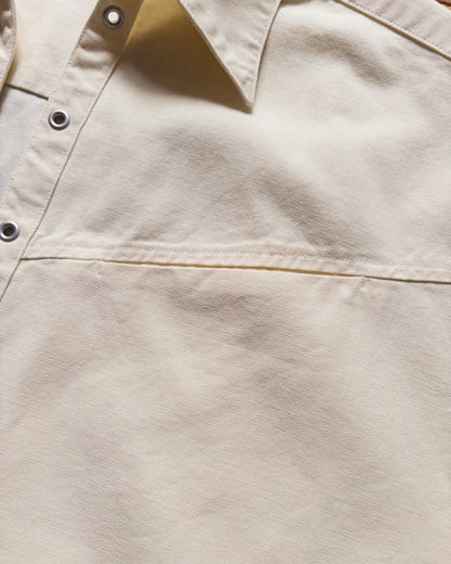Cotton Canvas Pullover Shirt - Buttermilk