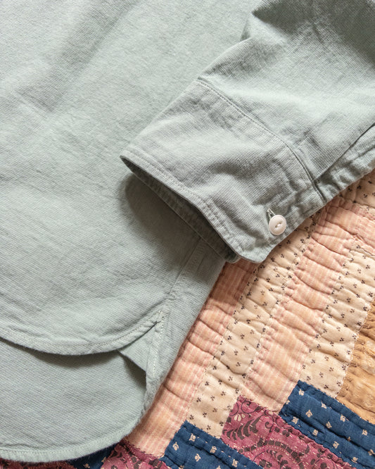 Aertex Half-Zip Shirt - Sage