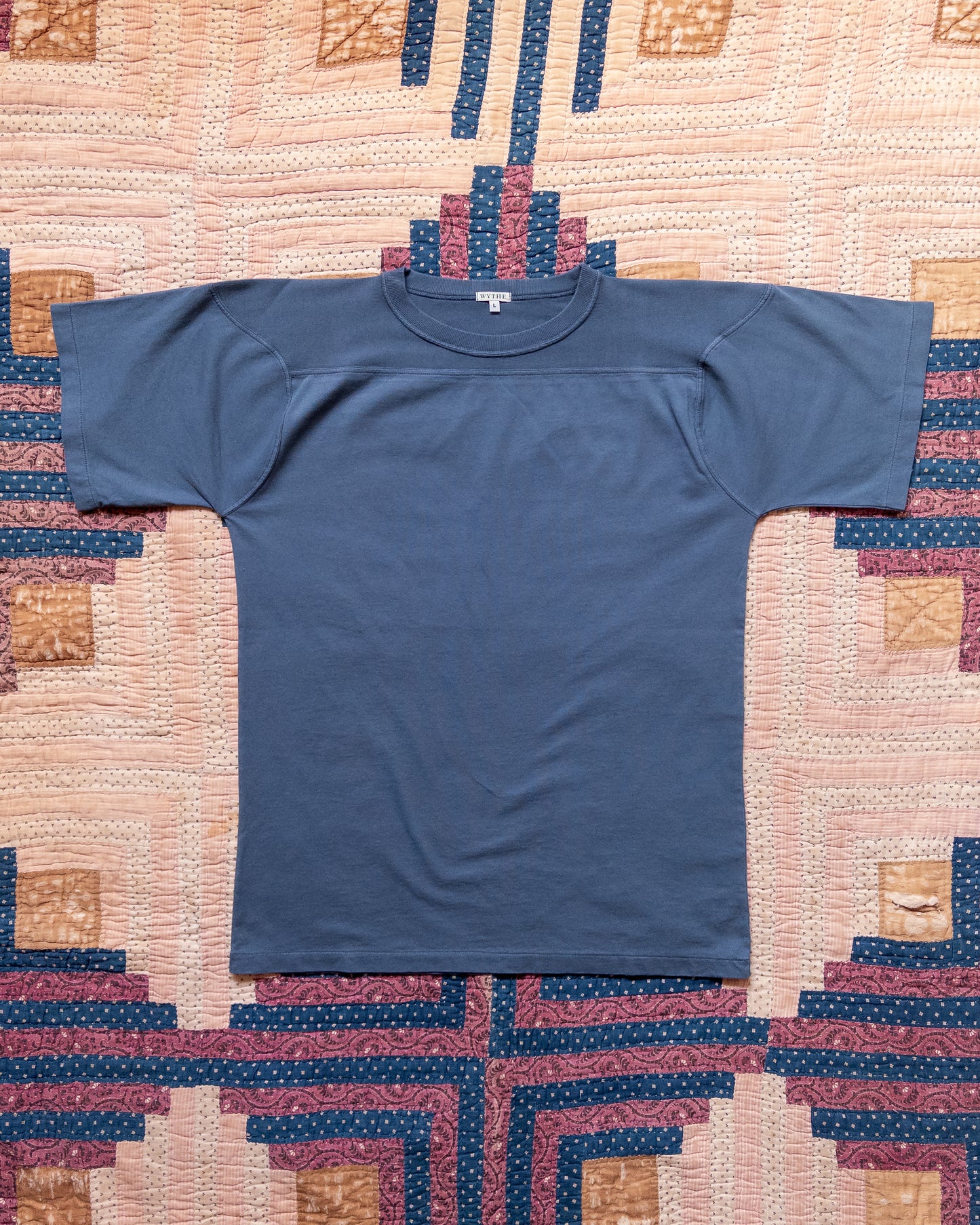 Football T-Shirt - Faded Navy