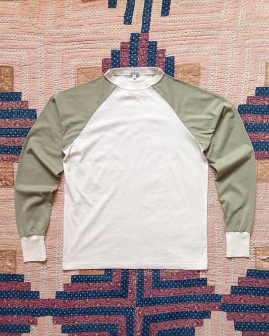 Long Sleeve Raglan T-Shirt - Faded Olive