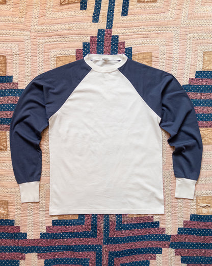 Long Sleeve Raglan T-Shirt - Faded Navy
