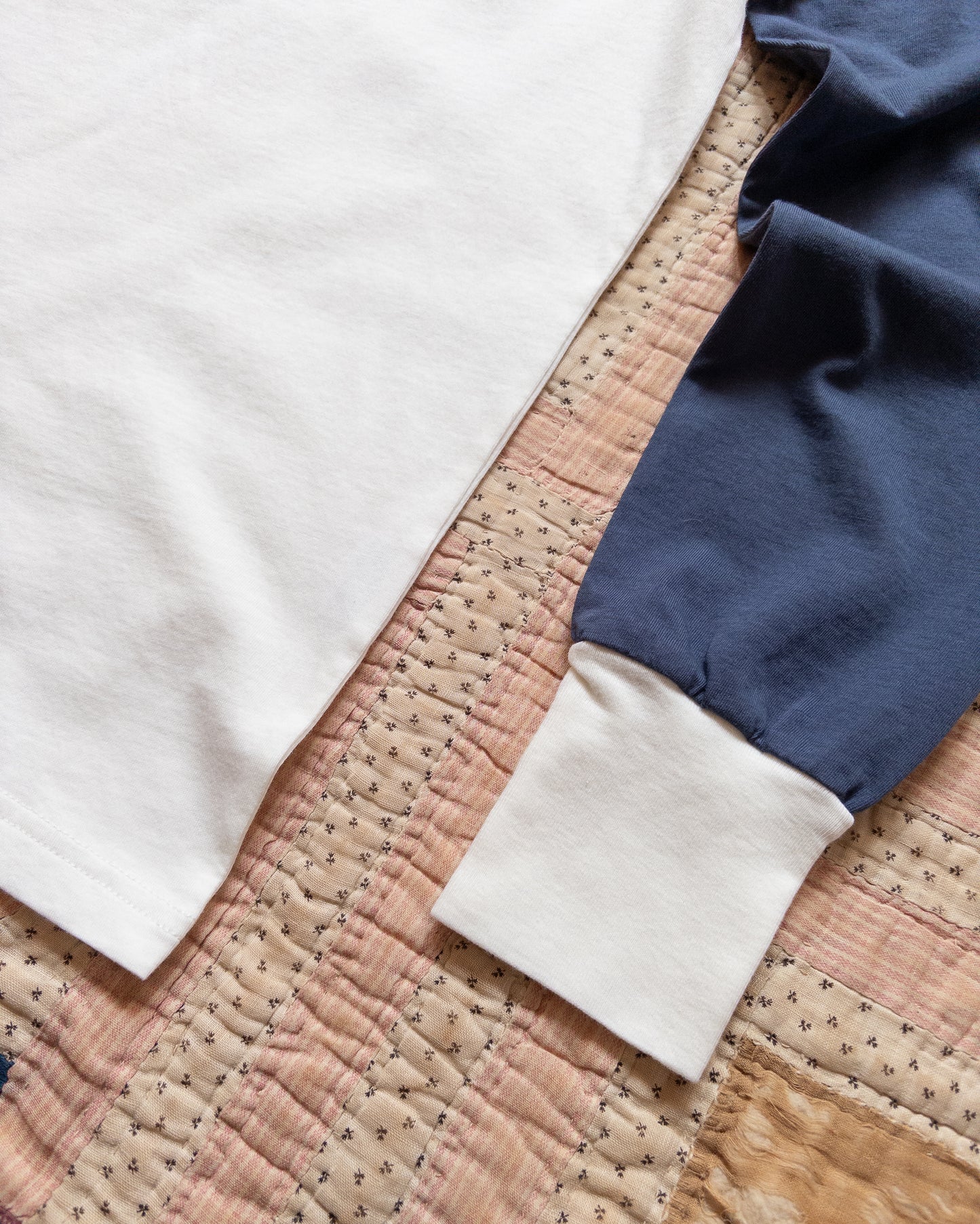 Long Sleeve Raglan T-Shirt - Faded Navy