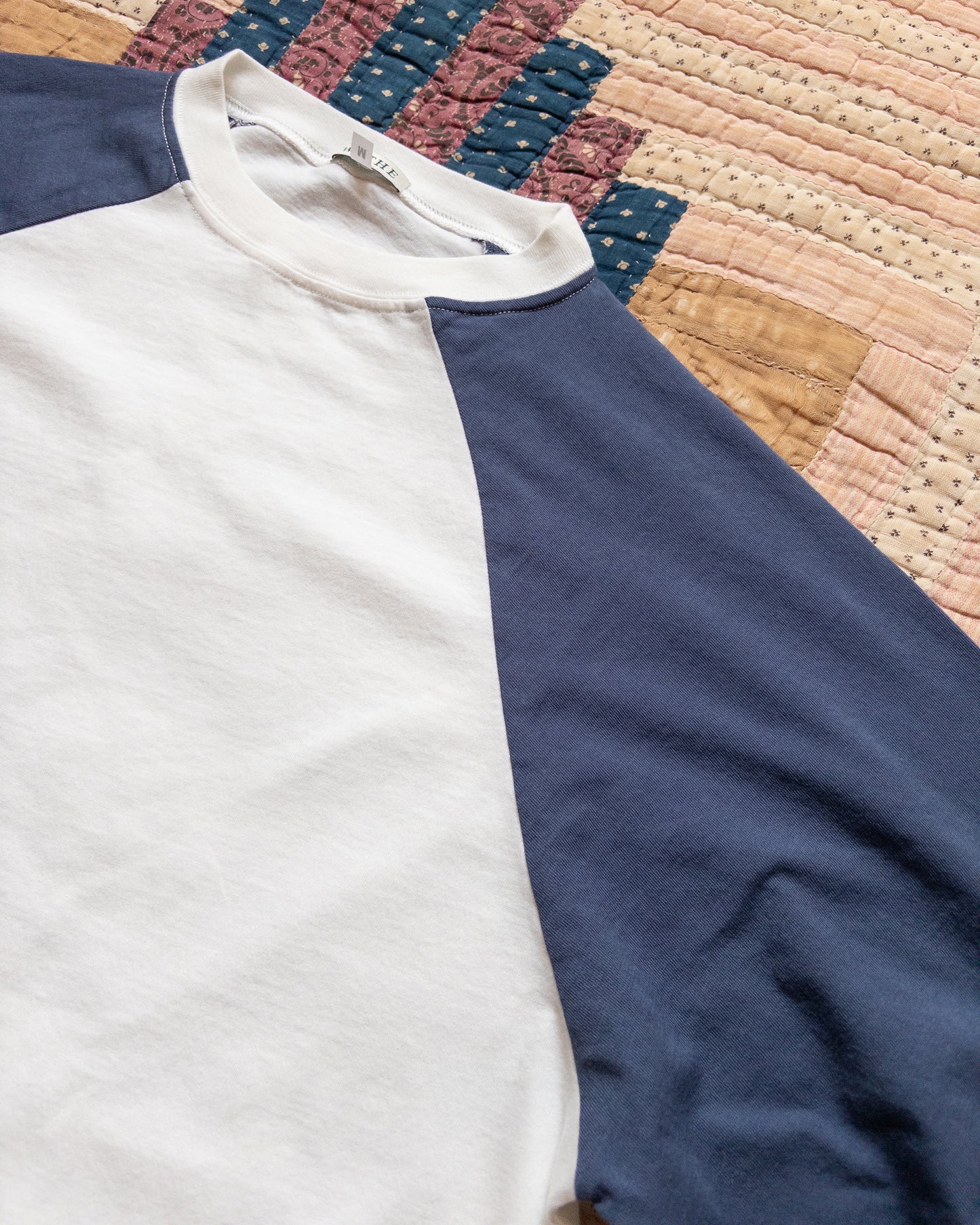 Long Sleeve Raglan T-Shirt - Faded Navy