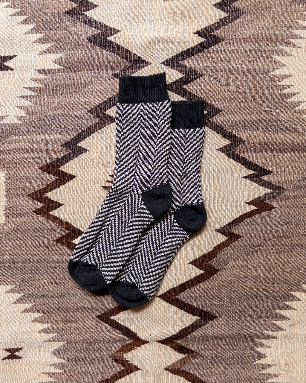 Recycled Wool Camp Socks - Grey