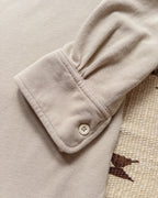 Garment Dyed Longsleeve Polo - Palomino