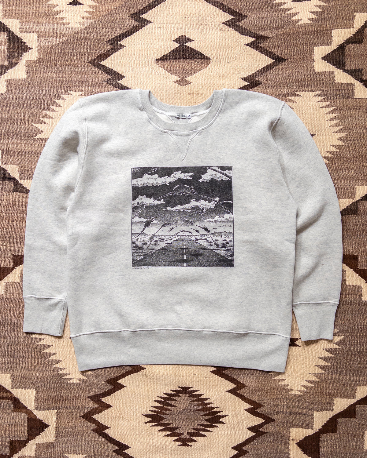 Jim Franklin Cotton Crewneck Sweatshirt - Alternate Route