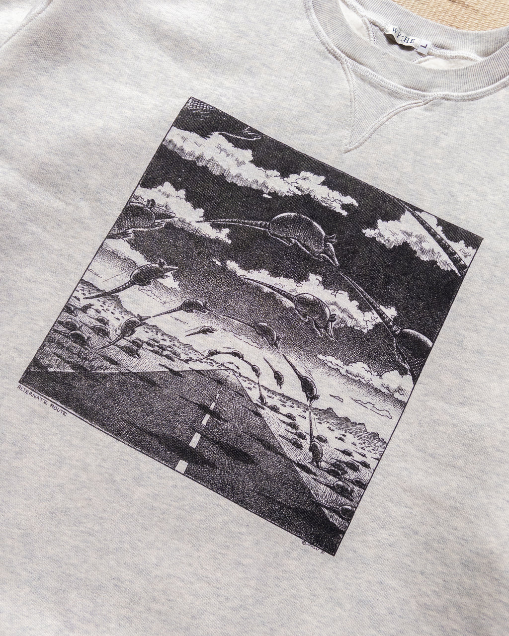Jim Franklin Cotton Crewneck Sweatshirt - Alternate Route