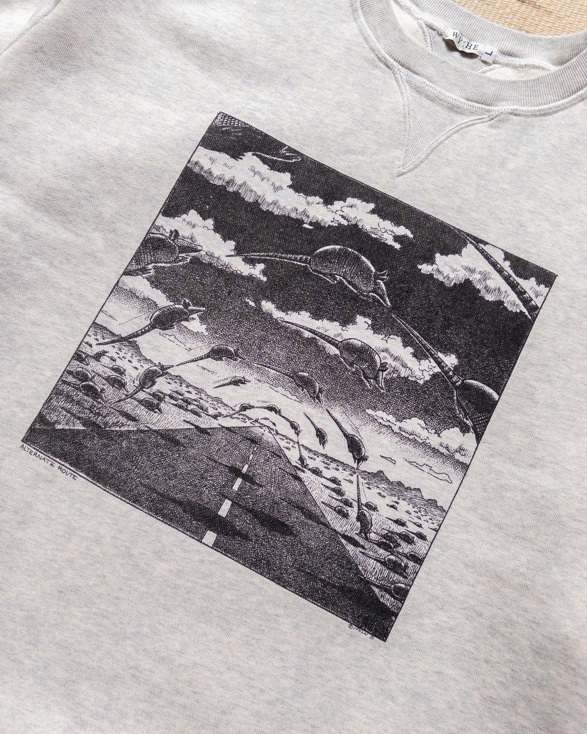 Jim Franklin Cotton Crewneck Sweatshirt - Alternate Route