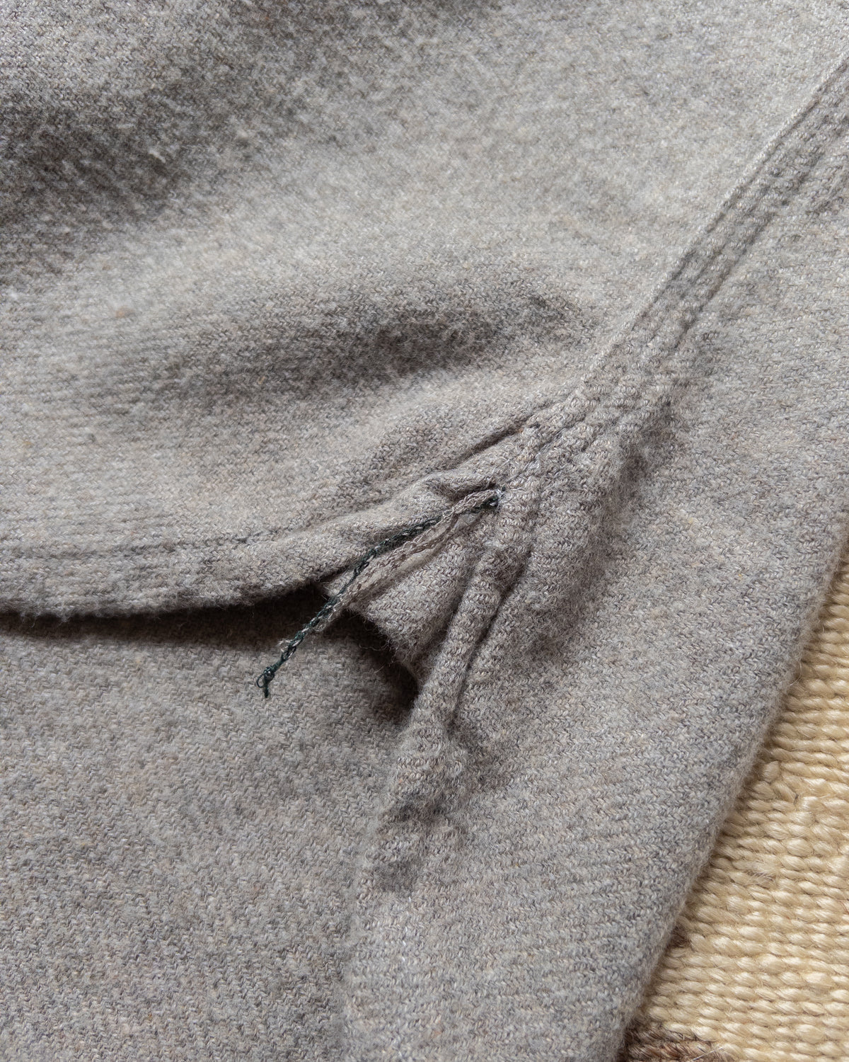 Washed Flannel Workshirt - Dapple Grey
