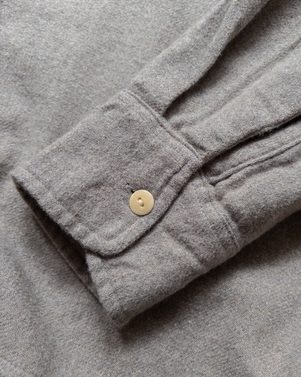 Washed Flannel Workshirt - Dapple Grey