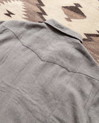 Washed Flannel Pearlsnap Shirt - Dapple Grey