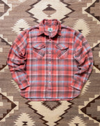 Washed Flannel Workshirt - Cactus Flower Plaid