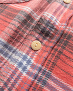 Washed Flannel Workshirt - Cactus Flower Plaid