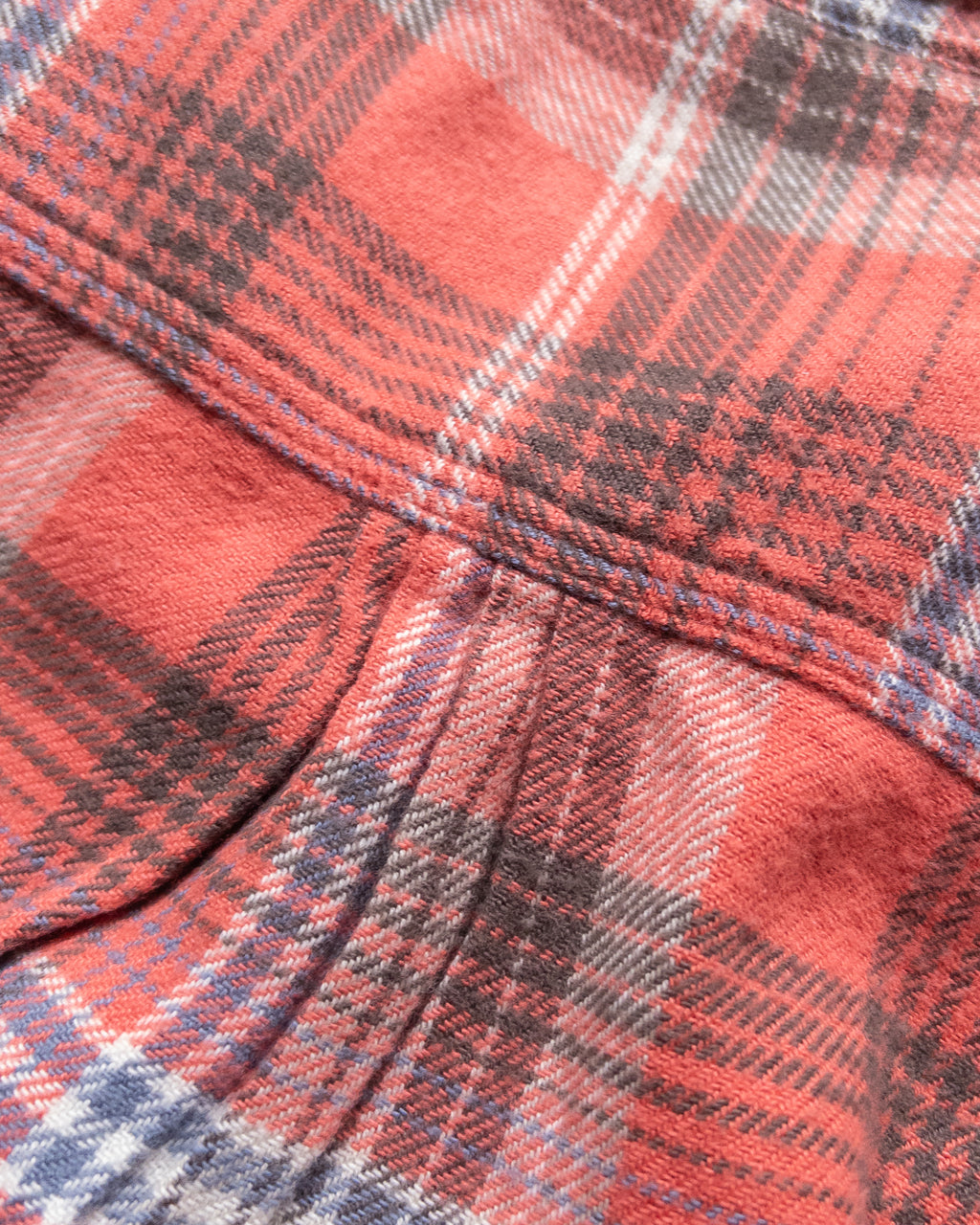 Washed Flannel Workshirt - Cactus Flower Plaid