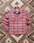 Washed Flannel Pearlsnap Shirt - Cactus Flower Plaid