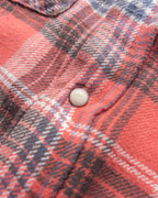 Washed Flannel Pearlsnap Shirt - Cactus Flower Plaid
