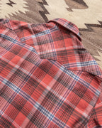 Washed Flannel Pearlsnap Shirt - Cactus Flower Plaid