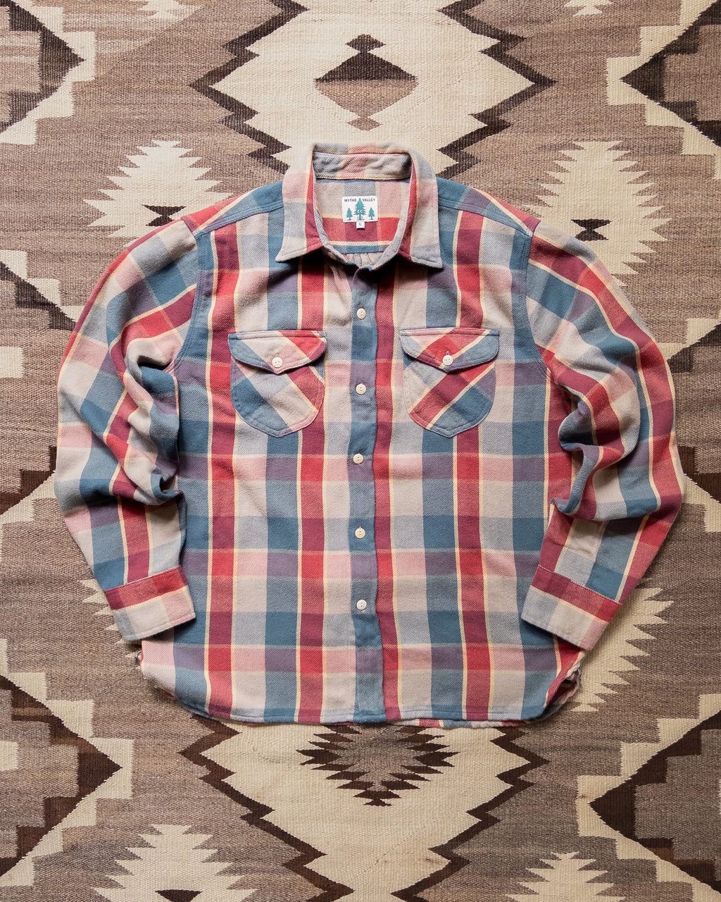 Washed Flannel Workshirt - Conservation Plaid