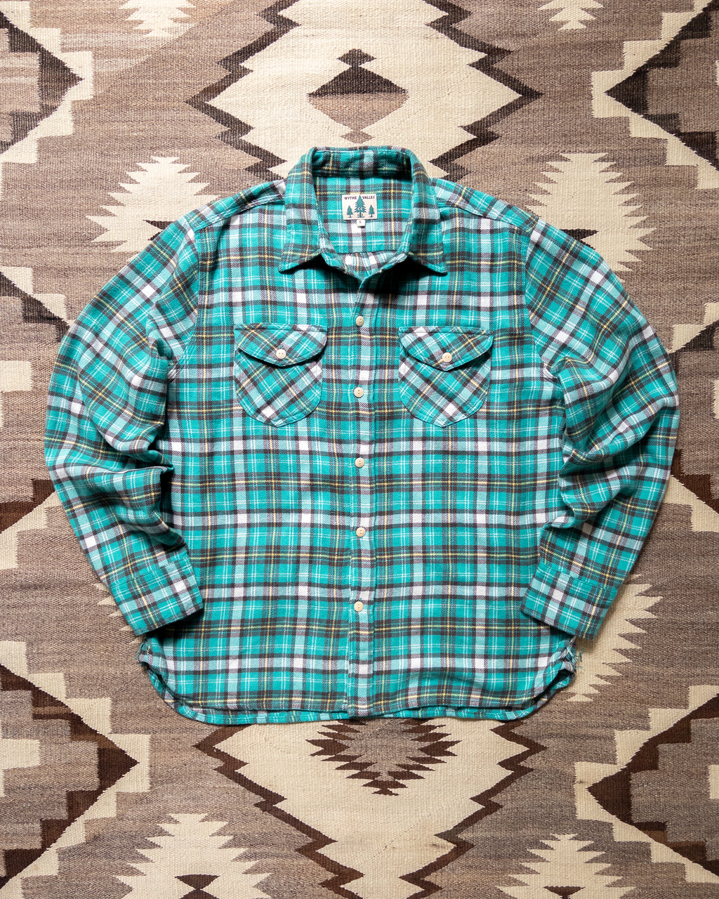 Washed Flannel Workshirt - Thousand Lakes Plaid