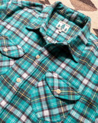 Washed Flannel Workshirt - Thousand Lakes Plaid