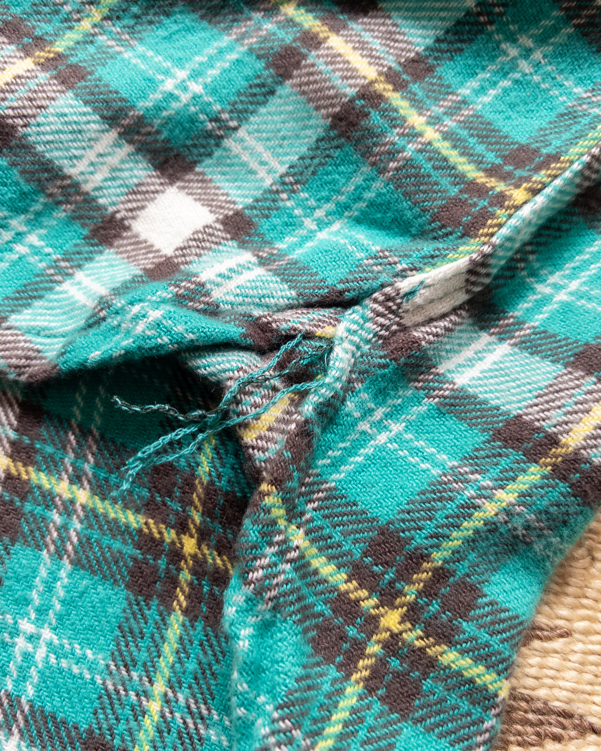 Washed Flannel Workshirt - Thousand Lakes Plaid