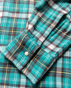 Washed Flannel Pearlsnap Shirt - Thousand Lakes Plaid