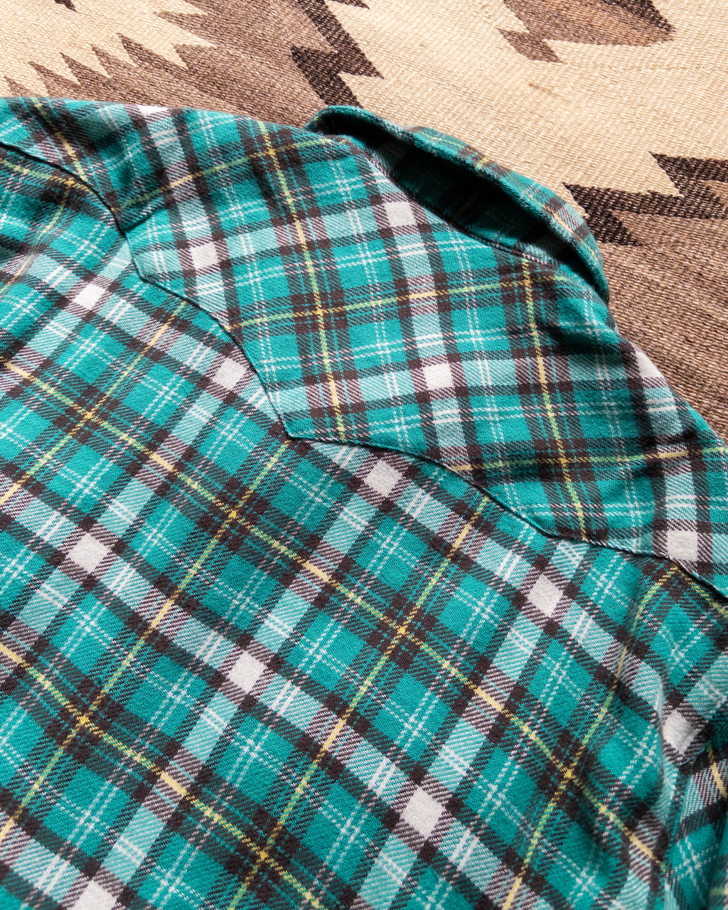 Washed Flannel Pearlsnap Shirt - Thousand Lakes Plaid
