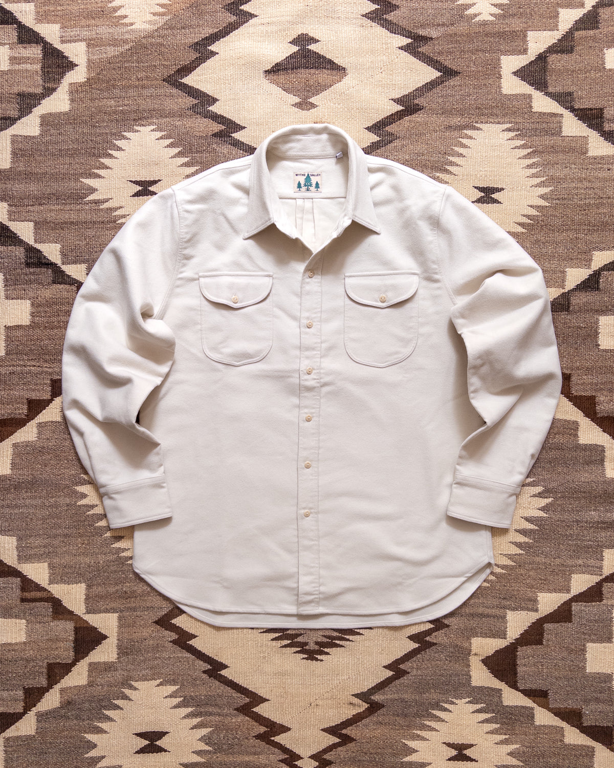 Moleskin Officer's Shirt - Alabaster
