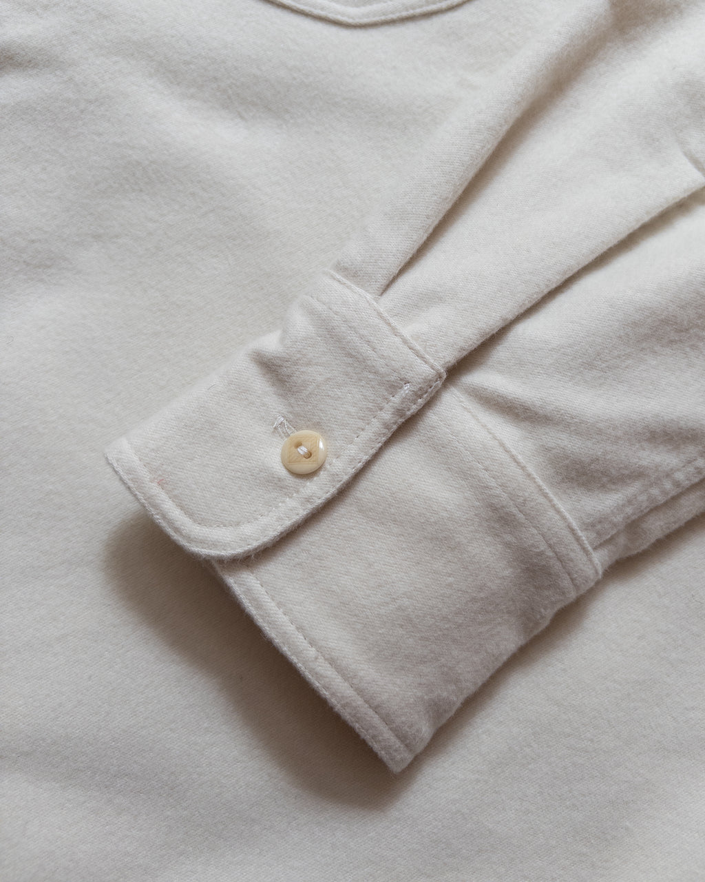Moleskin Officer's Shirt - Alabaster
