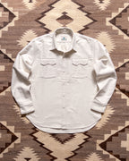 Moleskin Pearlsnap Shirt - Alabaster