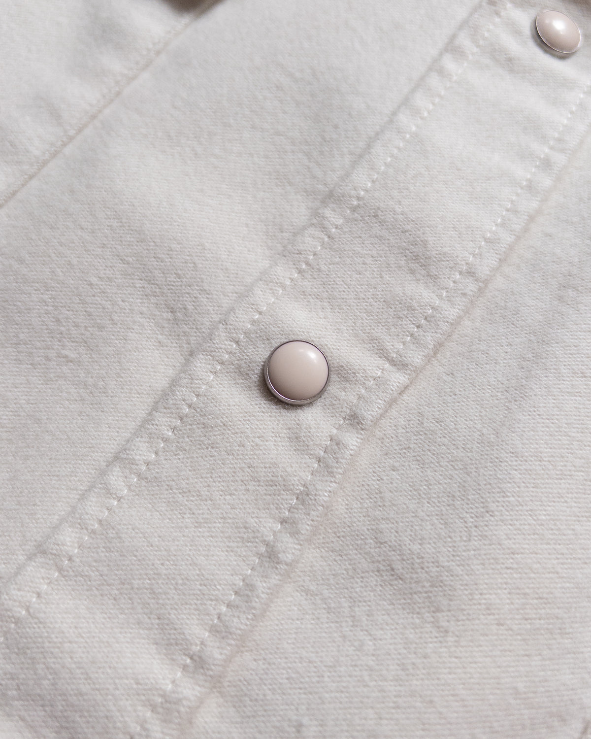 Moleskin Pearlsnap Shirt - Alabaster