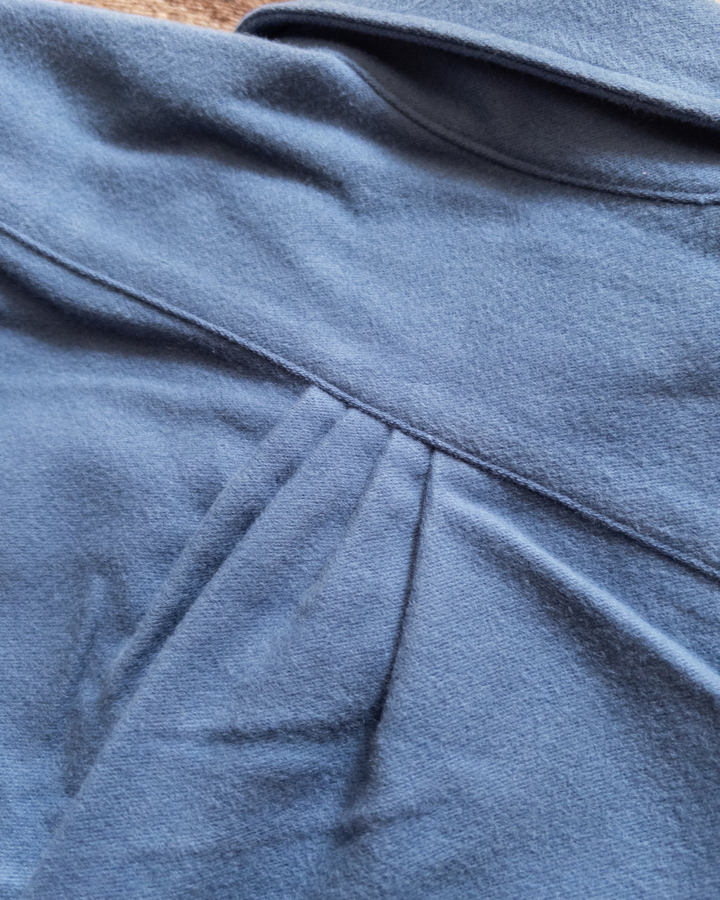 Moleskin Pearlsnap Shirt - River Blue