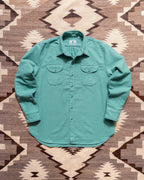 Moleskin Officer's Shirt - Century Green