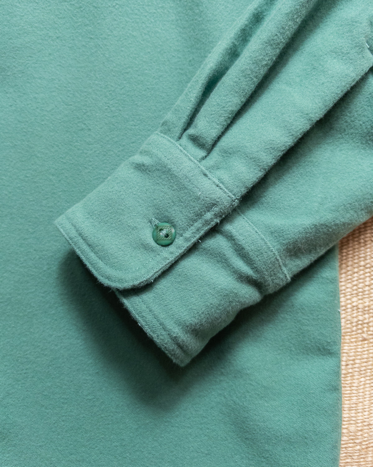 Moleskin Officer's Shirt - Century Green