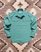 Moleskin Pearlsnap Shirt - Century Green